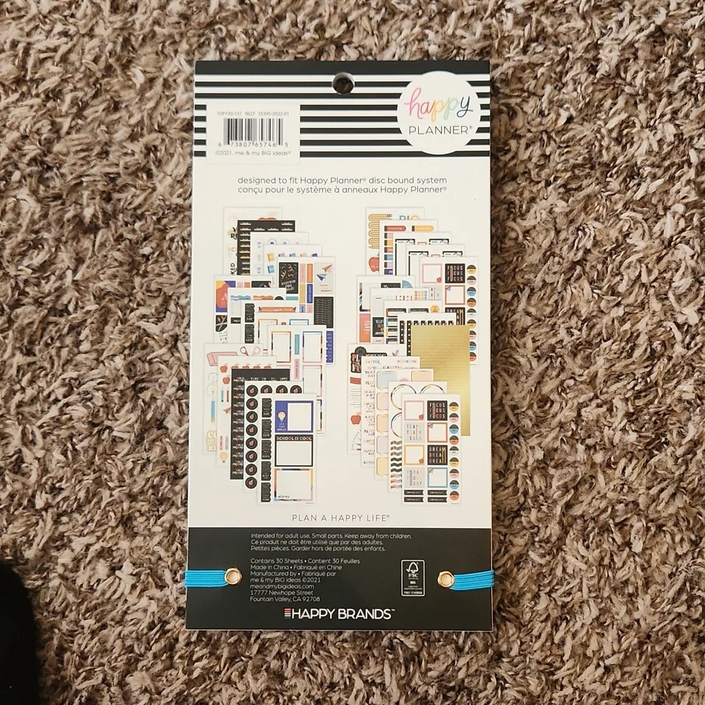 The Happy Planner Sticker Sheet NEW IN PACKAGING